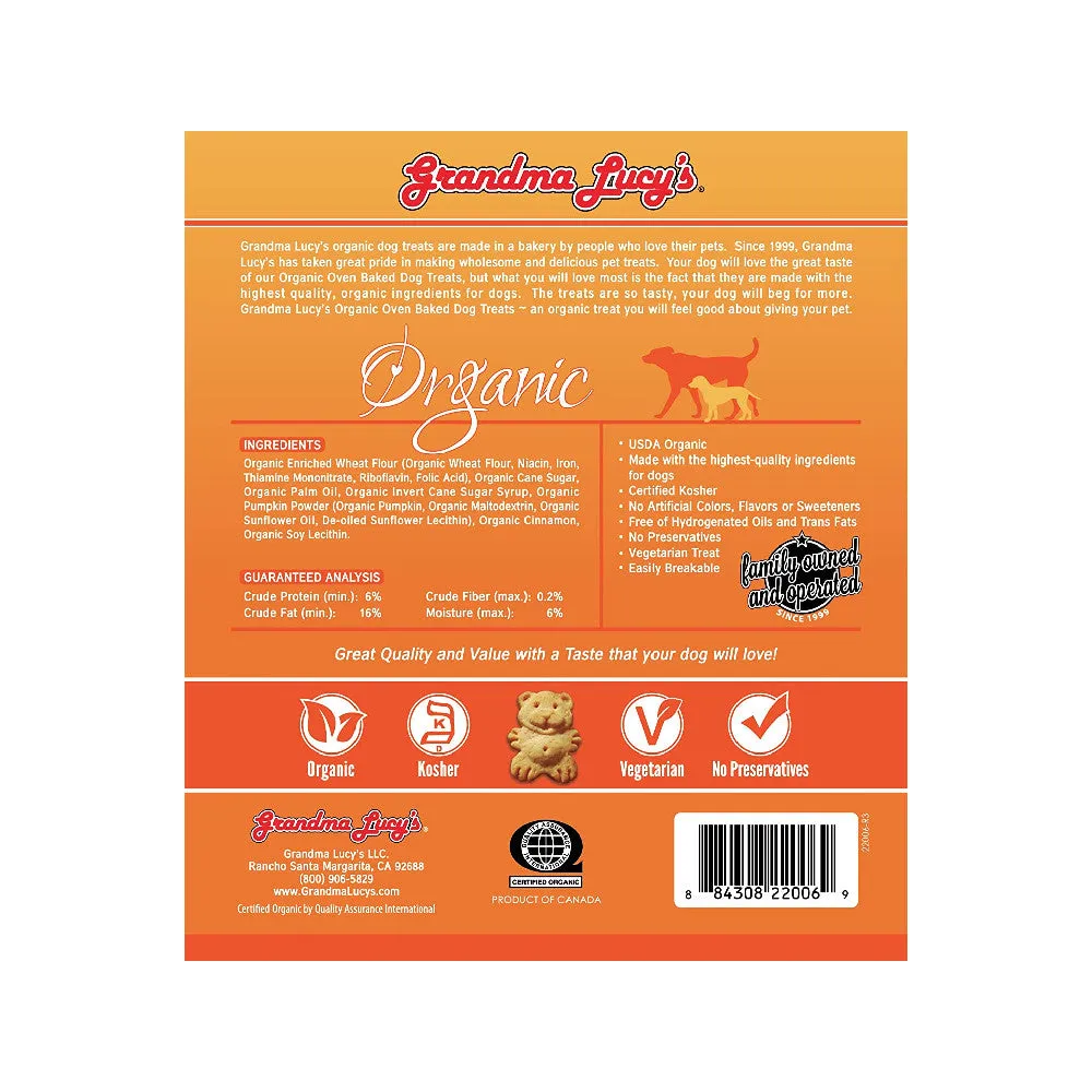 Organic Oven Baked Pumpkin Dog Cookies
