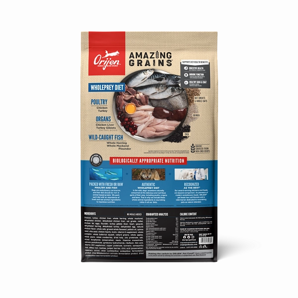 ORIJEN High Protein Amazing Grains Original Dry Dog Food