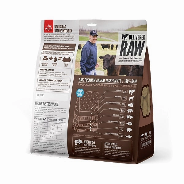 ORIJEN Regional Red Freeze Dried Dog Food