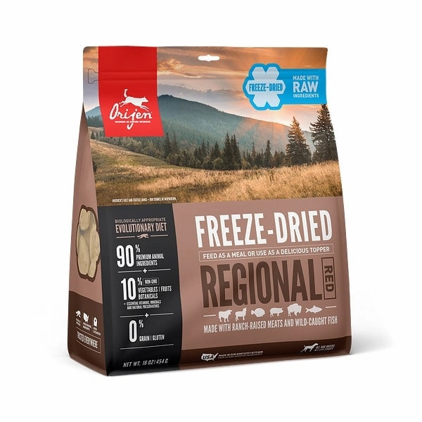 ORIJEN Regional Red Freeze Dried Dog Food