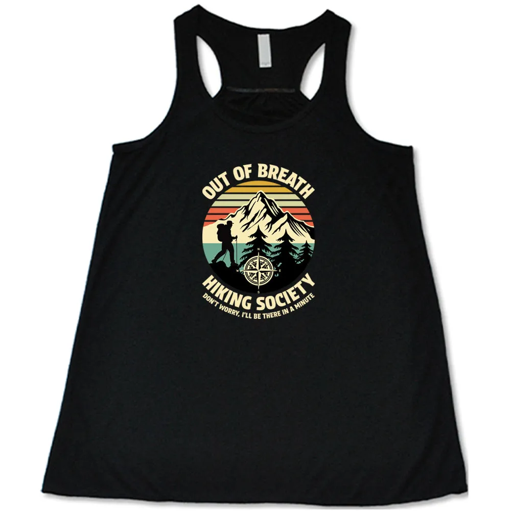 Out Of Breath Hiking Society Shirt