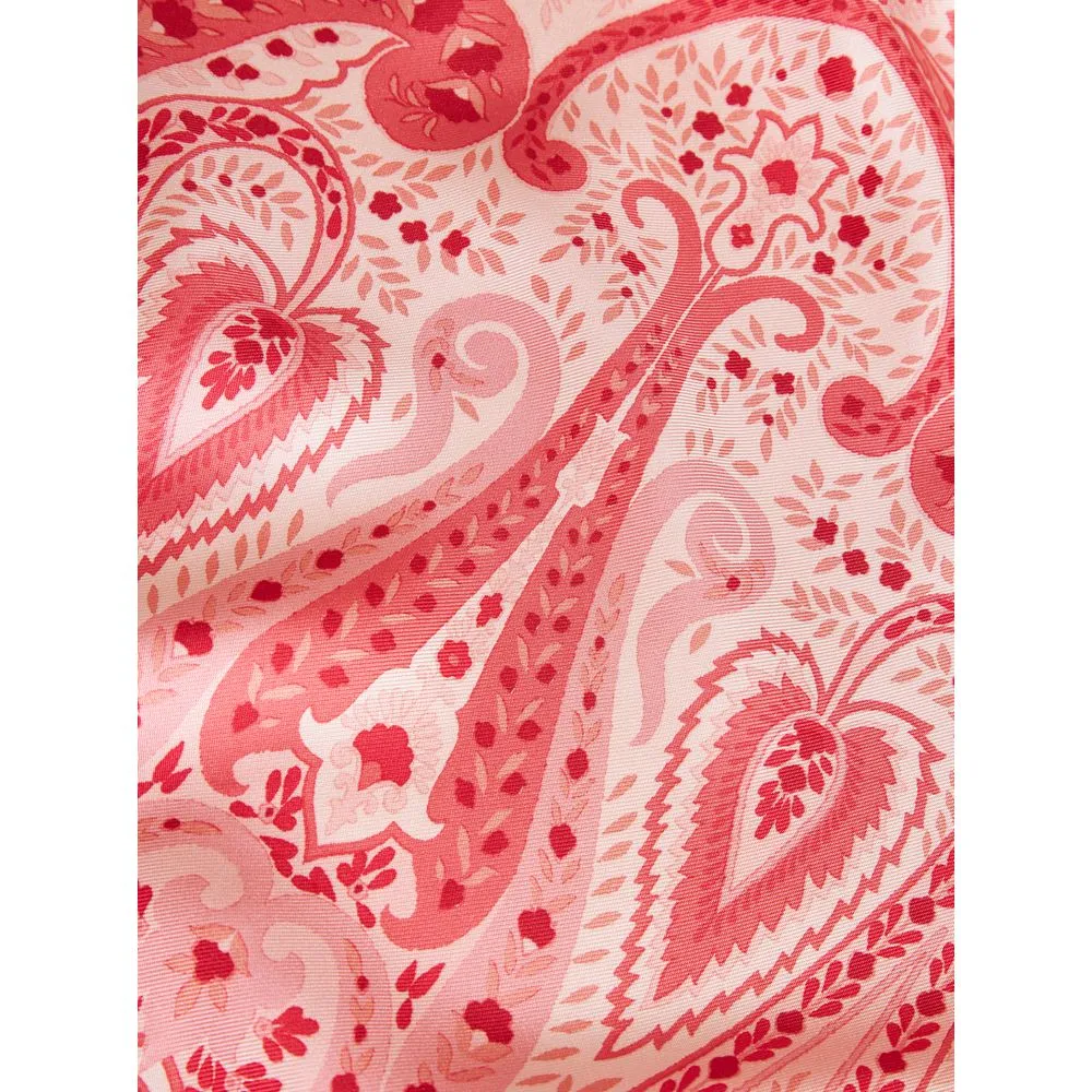 Paisley Silk Duster Coat
