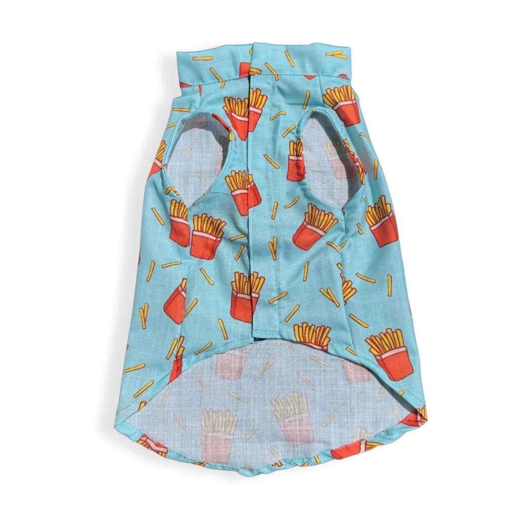 Pawgypets Fries Over Guys Sando for Dogs (Blue)