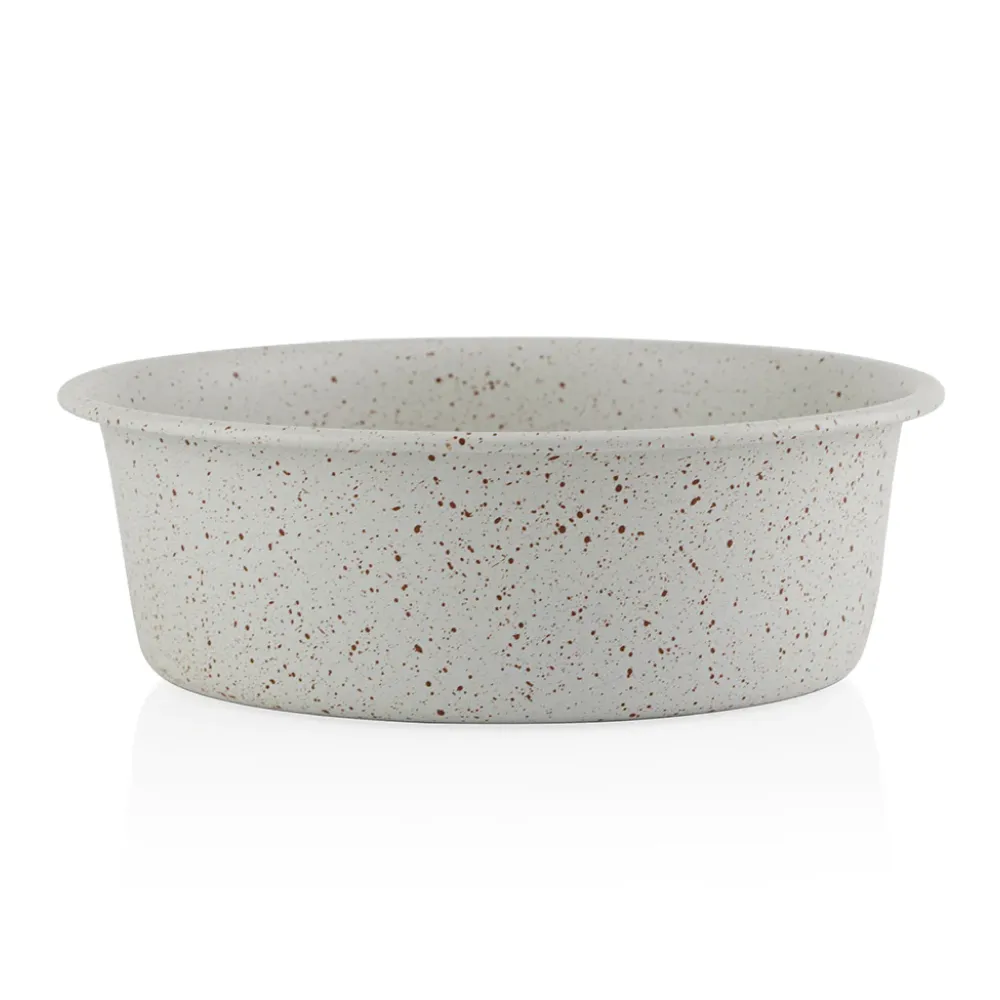 Pawpourri Speckle Bowl for Dogs and Cats (Off White)