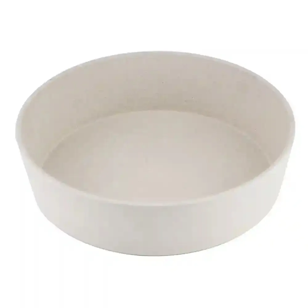 Pawpourri Sustainable Food & Water Feeder for Dogs (Off White)