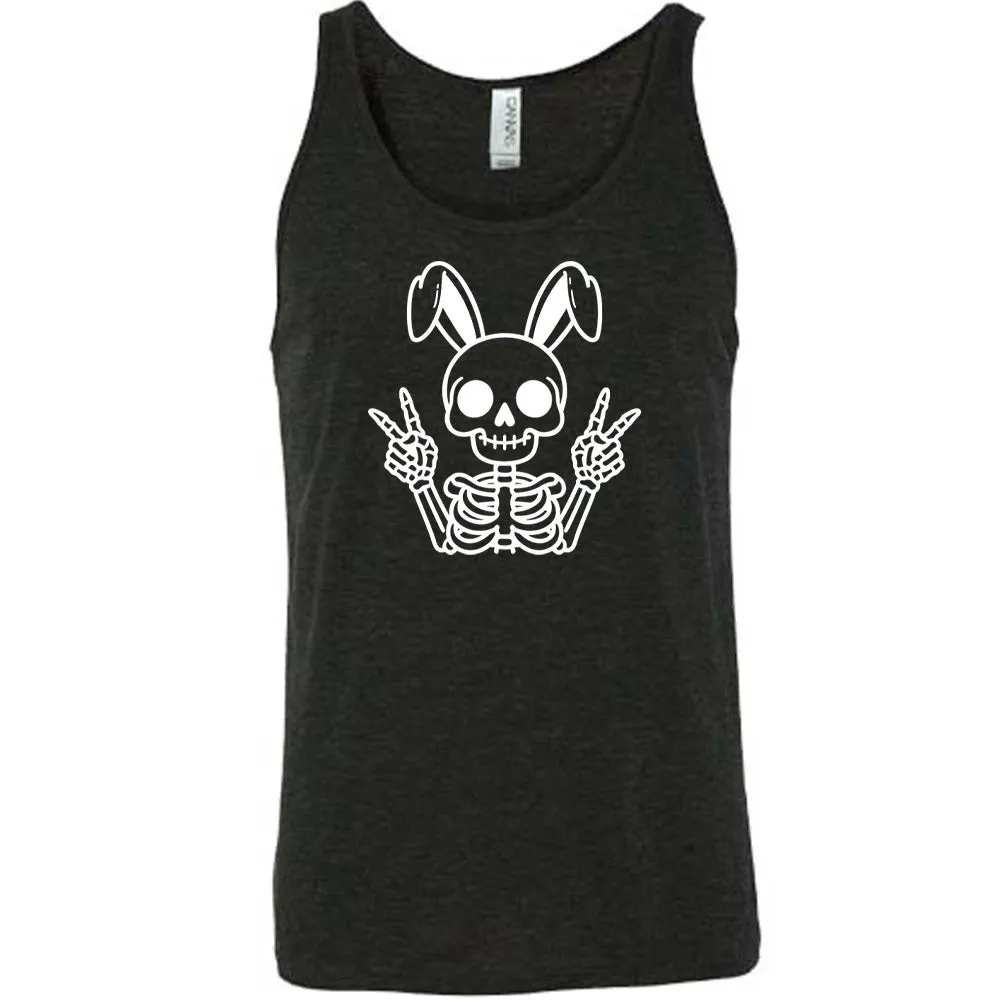 Peace Bunny Skeleton Shirt Unisex