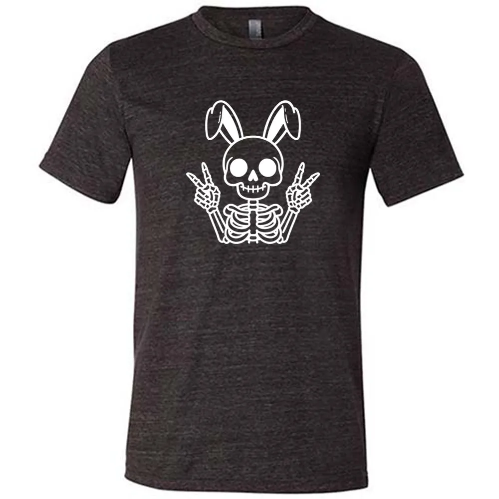 Peace Bunny Skeleton Shirt Unisex