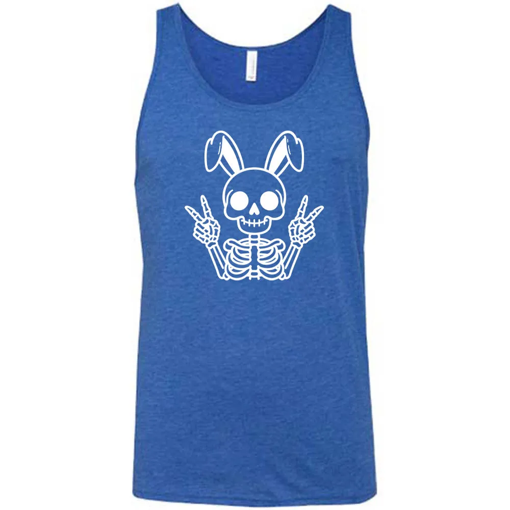 Peace Bunny Skeleton Shirt Unisex