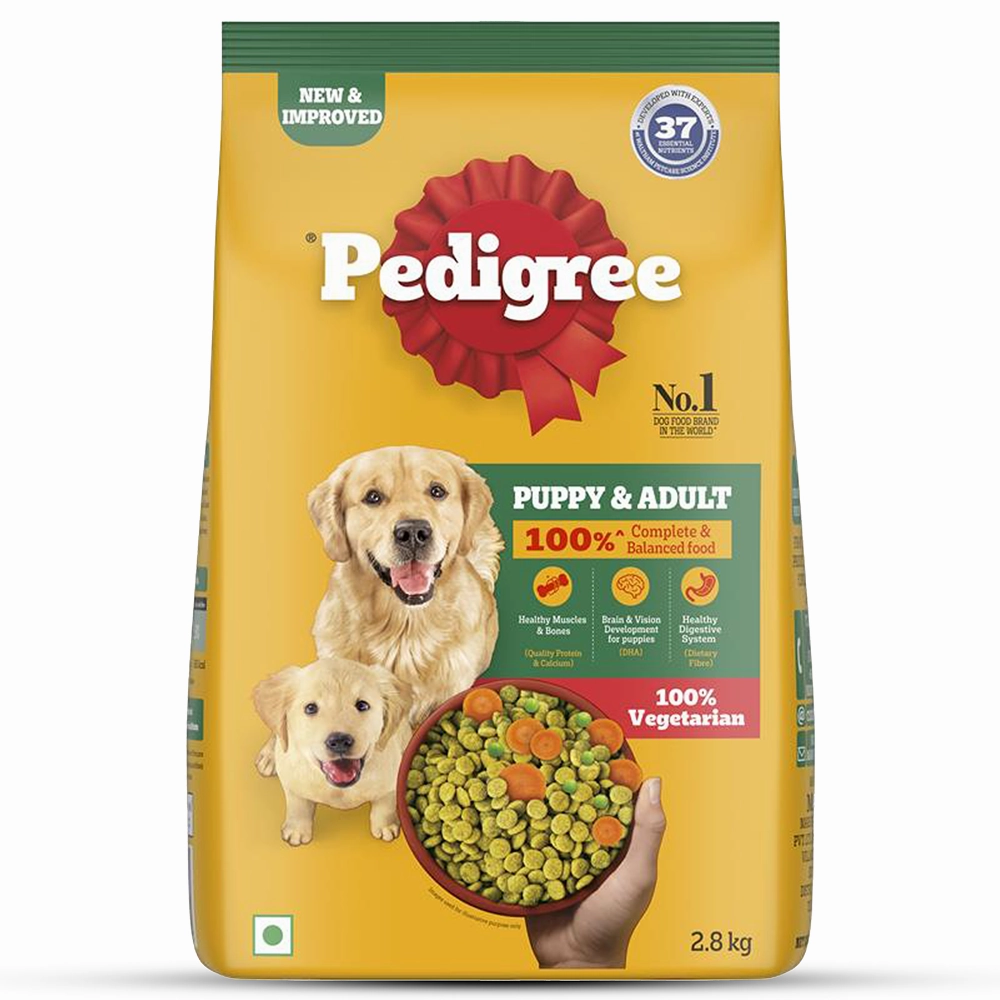 Pedigree 100% Vegetarian Puppy and Adult Veg Dog Dry Food