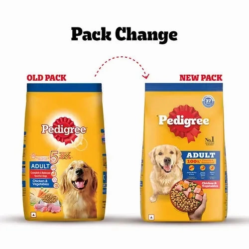 Pedigree Chicken and Vegetables Adult Dog Dry Food