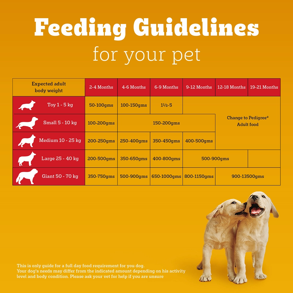 Pedigree Meat & Milk Puppy Dog Dry Food