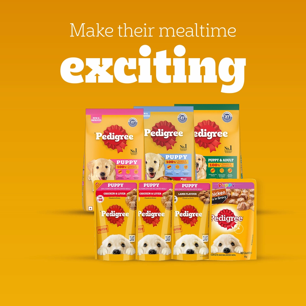 Pedigree Meat & Milk Puppy Dog Dry Food