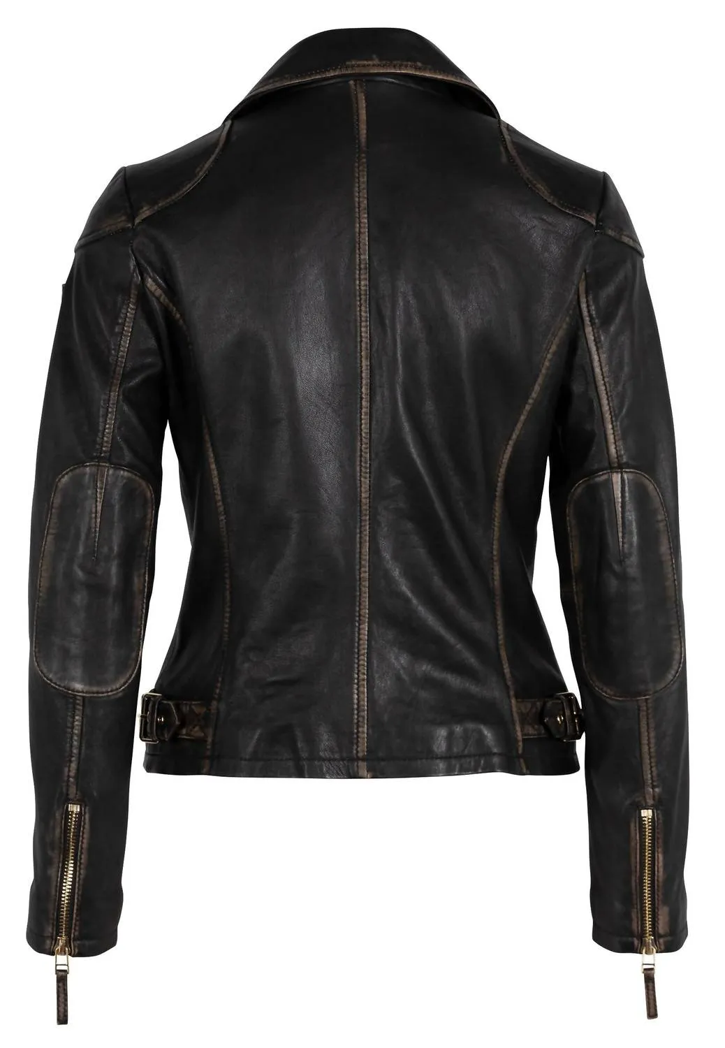 Peggie Leather Jacket In Black
