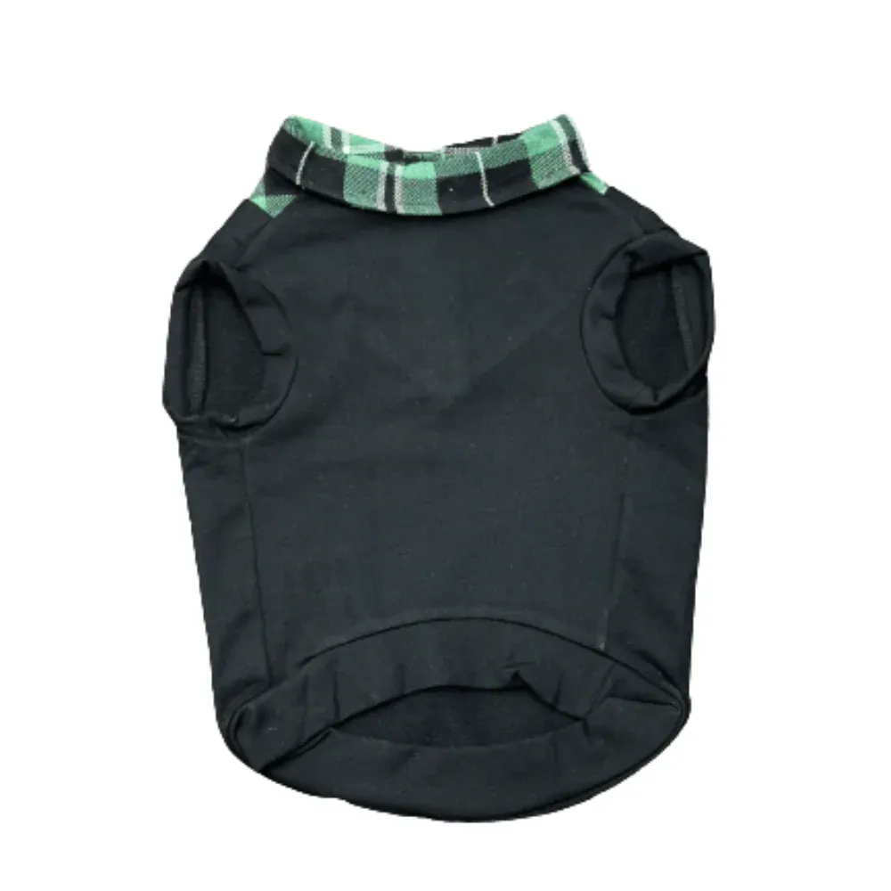 Pet Set Go Polo Knit Tshirt for Dogs (Black)