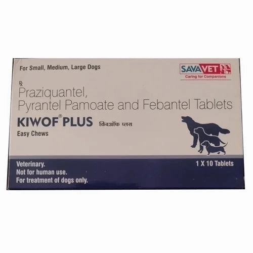Petcare Nutricoat Advance Omega 3   6 Syrup for Dogs and Cats (400ml) And Savavet Kiwof Plus Dog Deworming Tablet (Pack of 10) Combo
