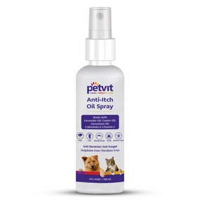 Petvit Anti Itch Oil Spray for Cats & Dogs