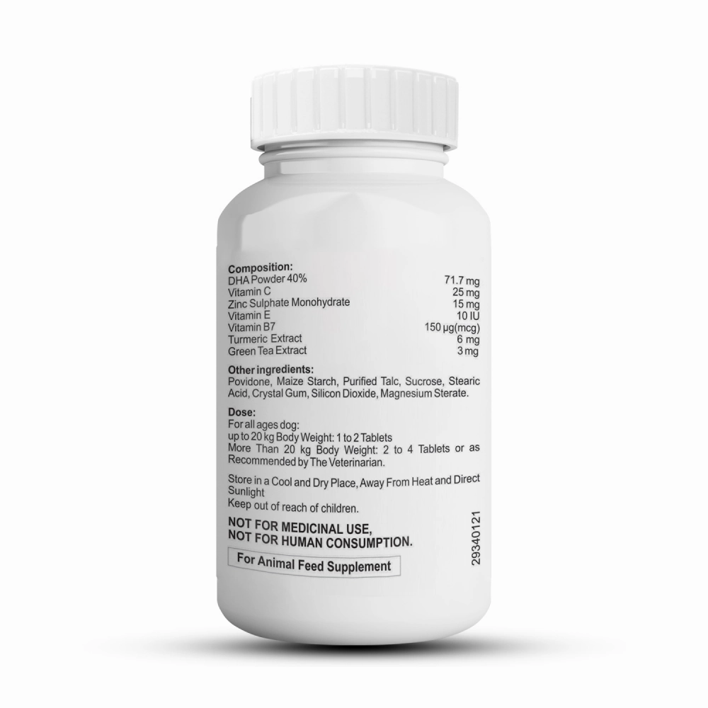 Petvit Skin & Coat Tablets for Dogs and Cats