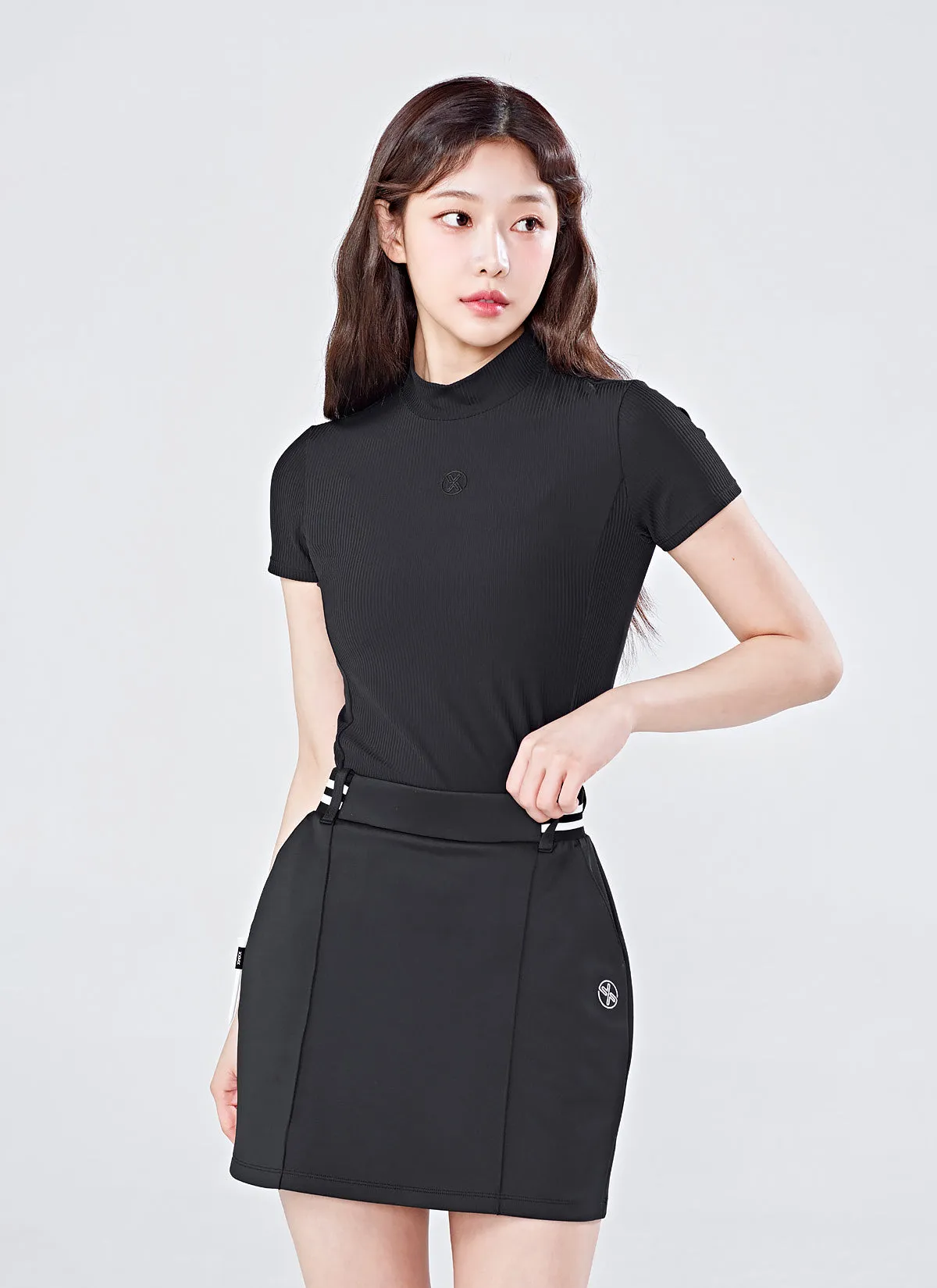 Pintuck Point H-line Skirt