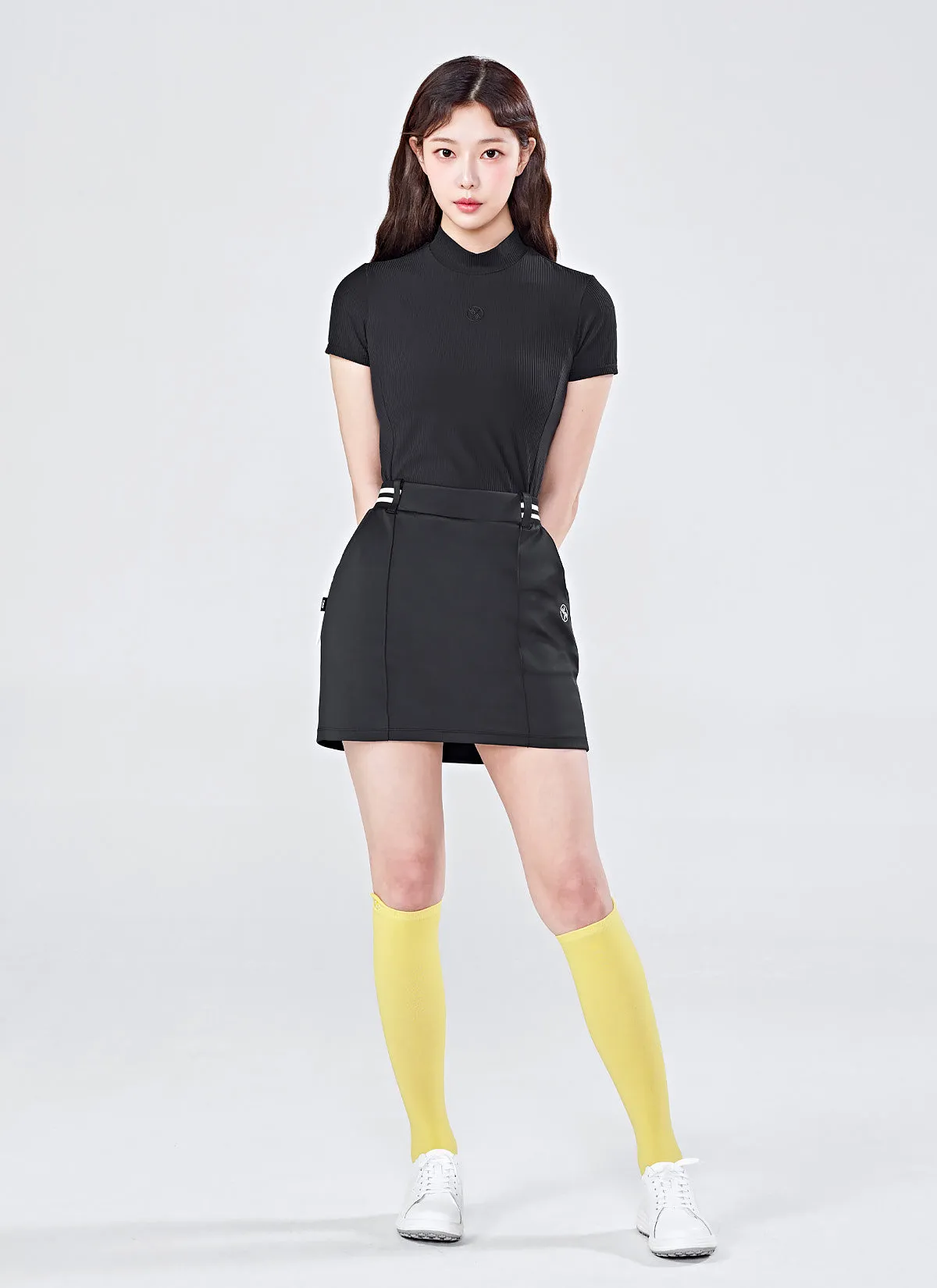 Pintuck Point H-line Skirt