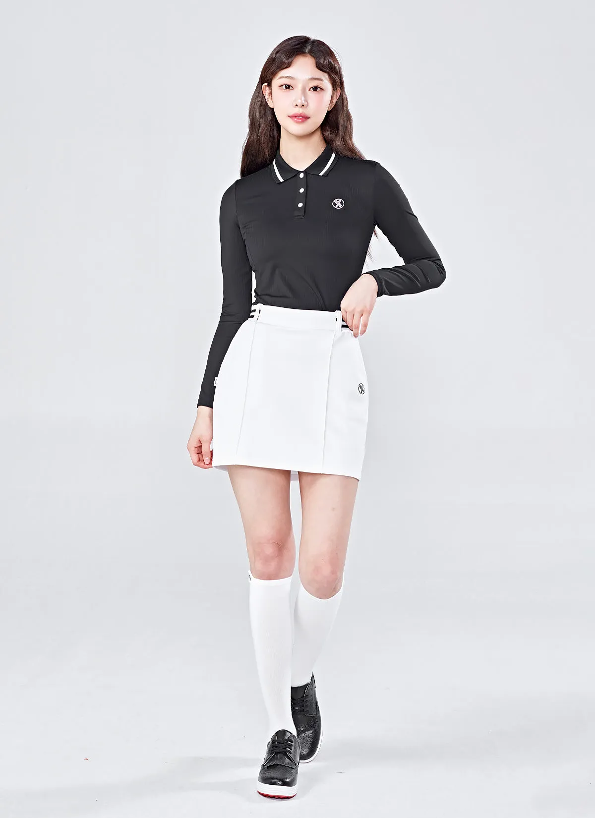 Pintuck Point H-line Skirt