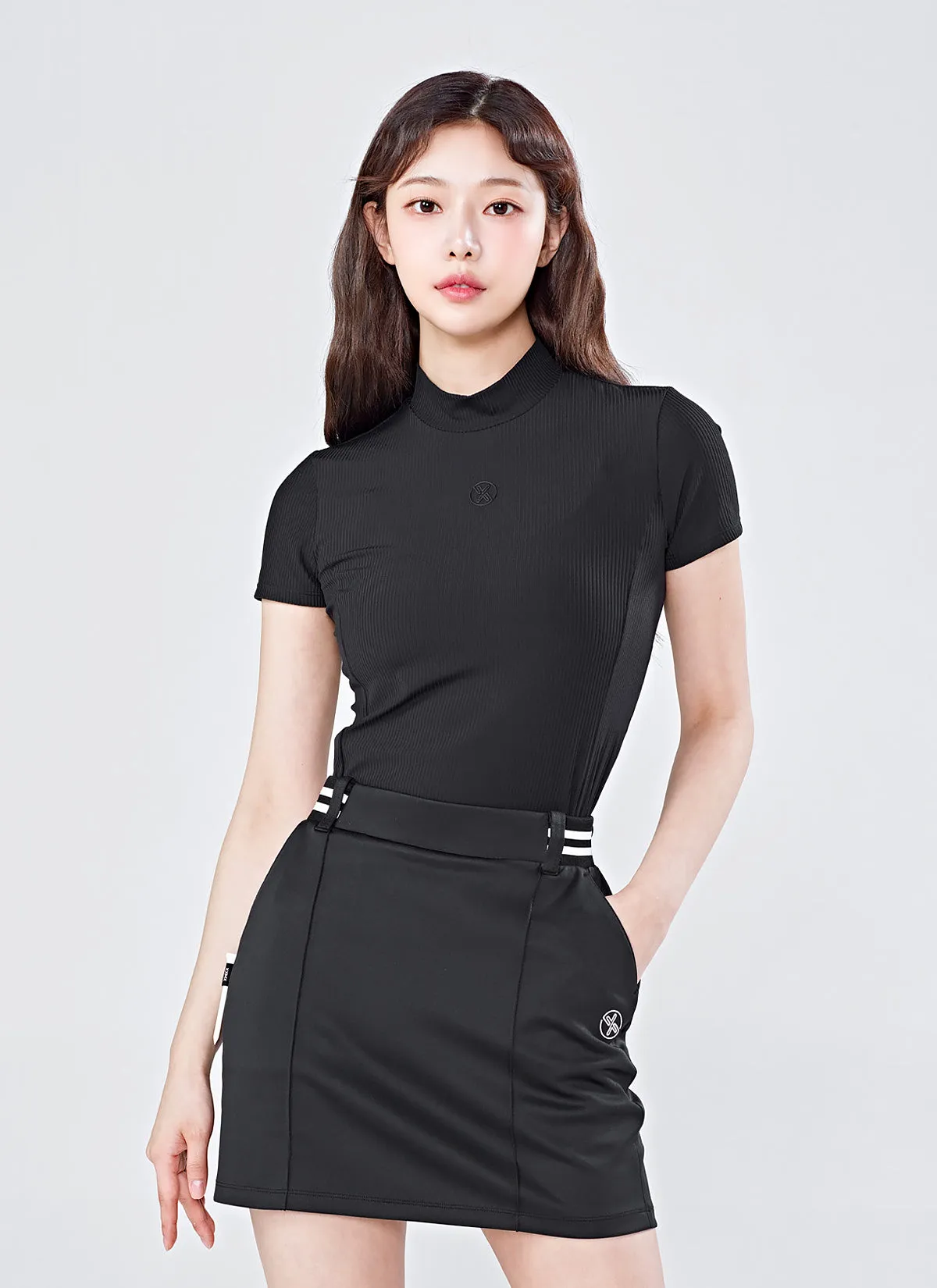 Pintuck Point H-line Skirt