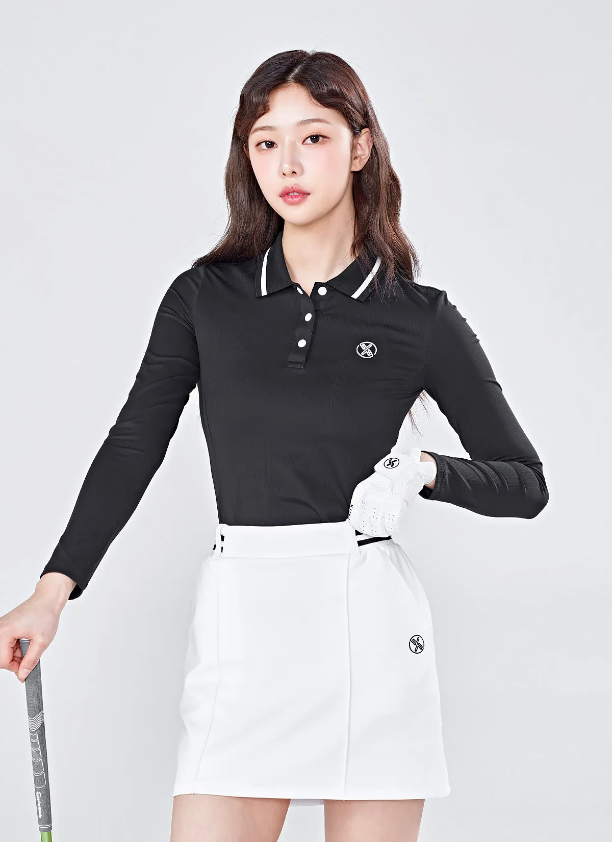 Pintuck Point H-line Skirt