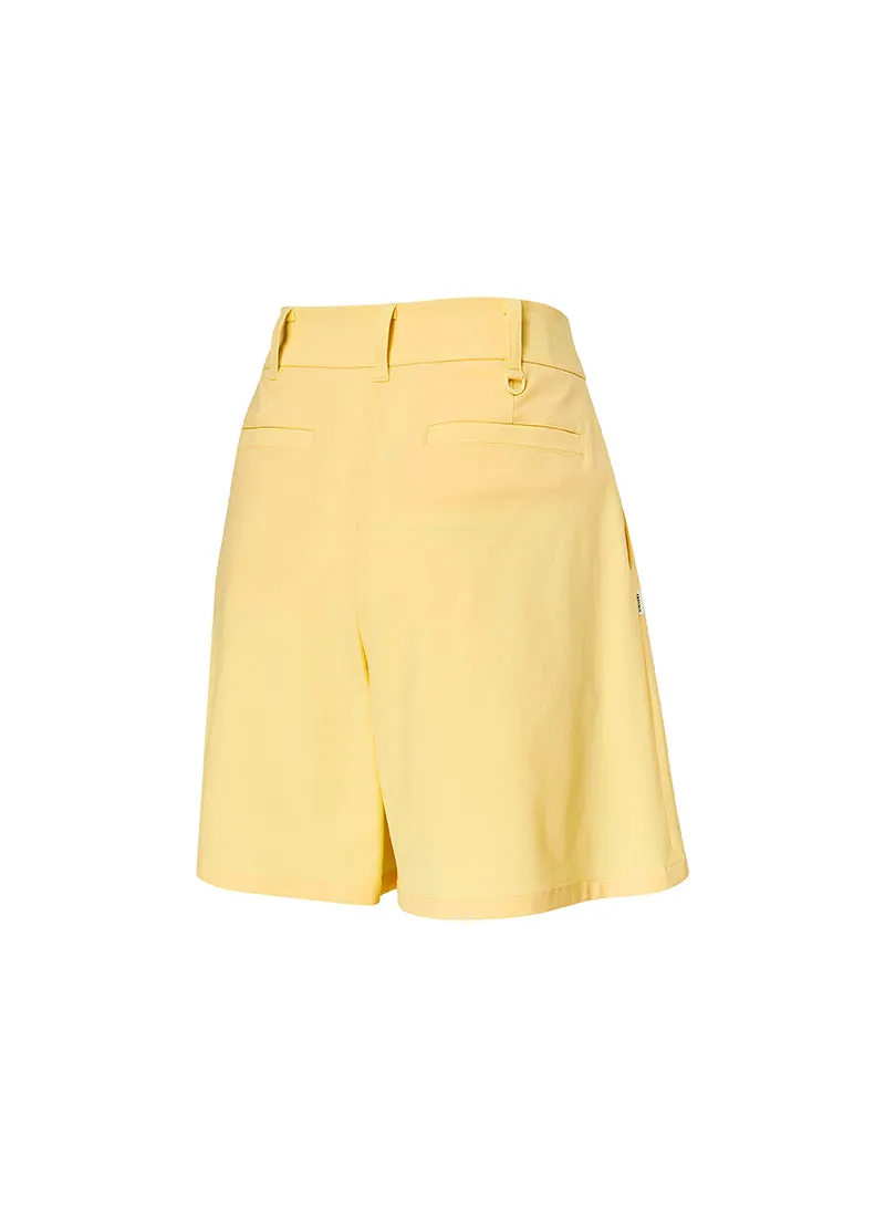 Pleated Bermuda Shorts