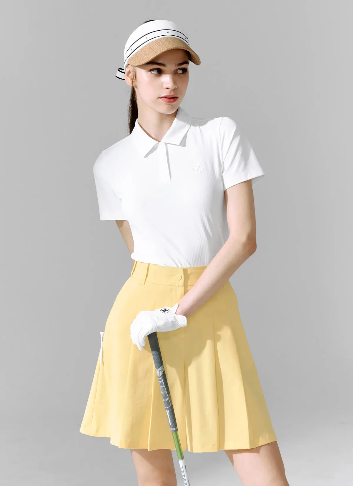 Pleated Bermuda Shorts