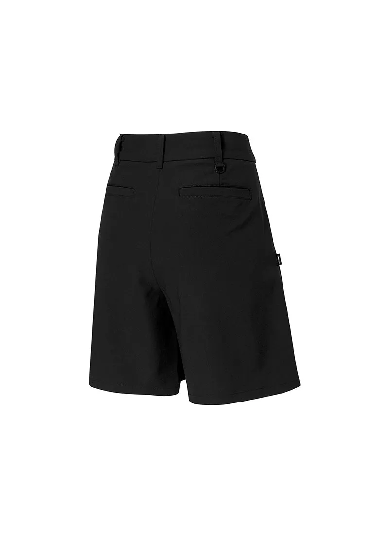 Pleated Bermuda Shorts