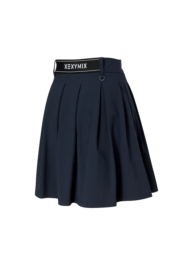 Pleated Midi Skirt