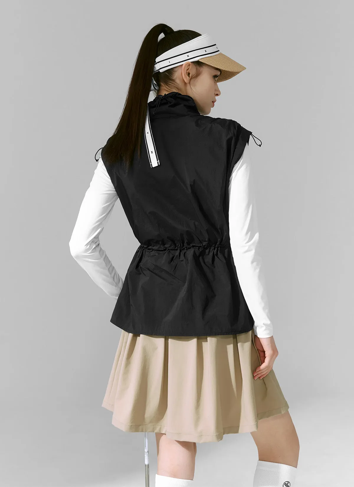 Pleated Midi Skirt