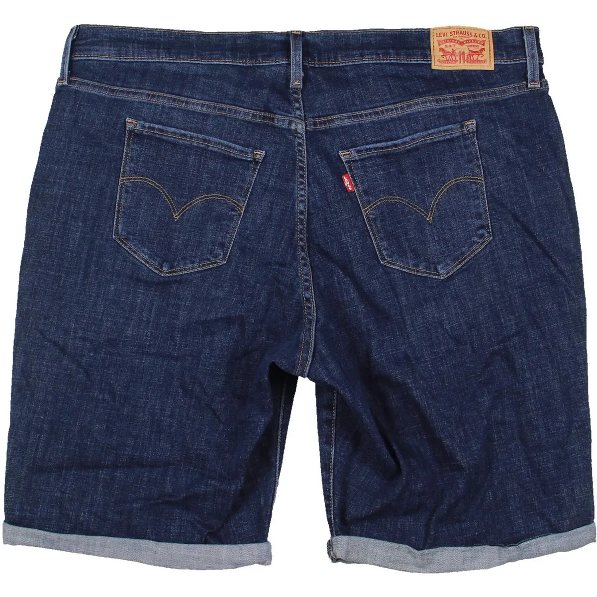 Plus Womens Bermuda High Rise Bermuda Shorts