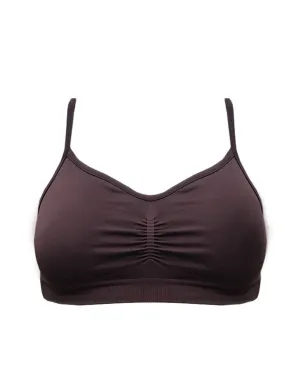 POISE Bra Top | Chocolate Brown