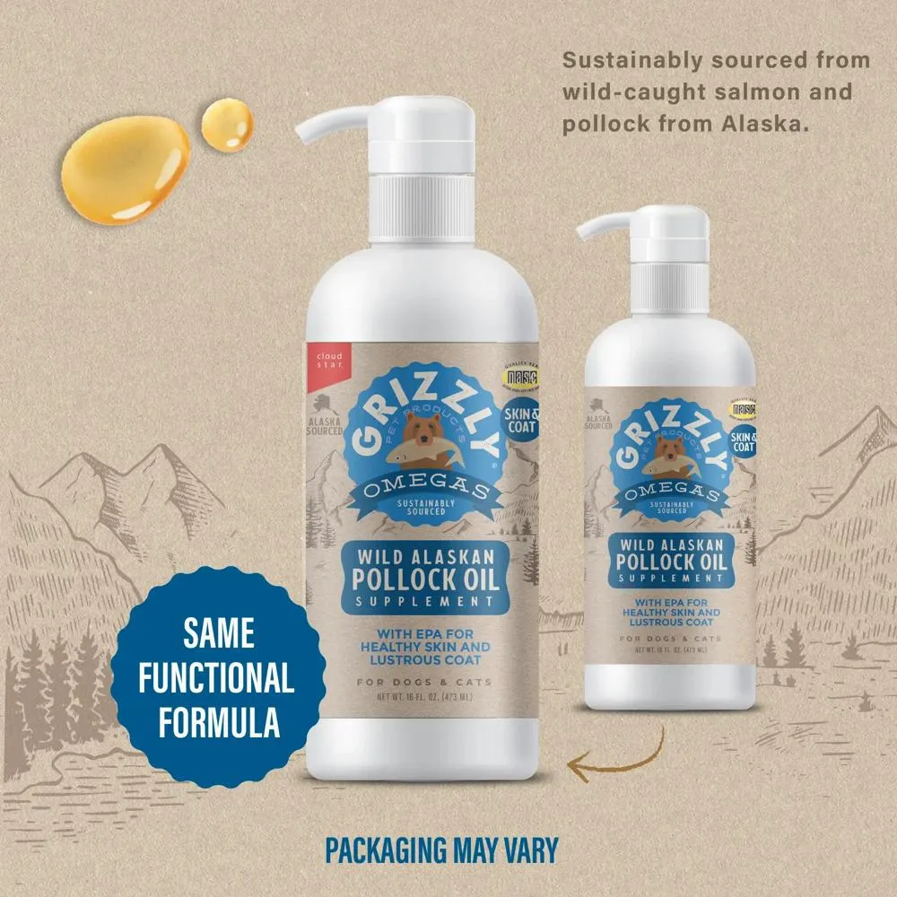 Pollock Oil Dog Food Supplement