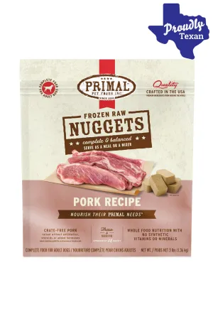 Primal Pork Frozen Raw Dog Food