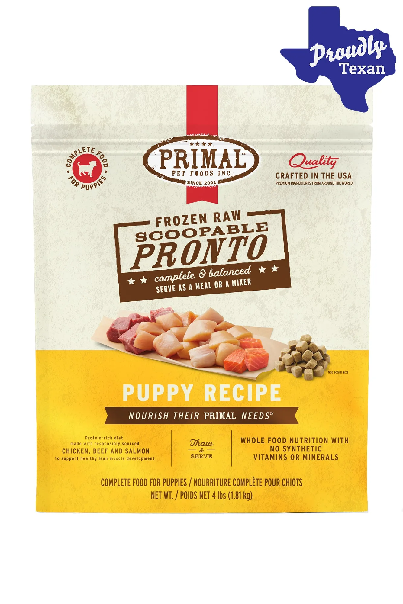 Primal Pronto Puppy Raw Dog Food