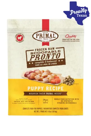 Primal Pronto Puppy Raw Dog Food