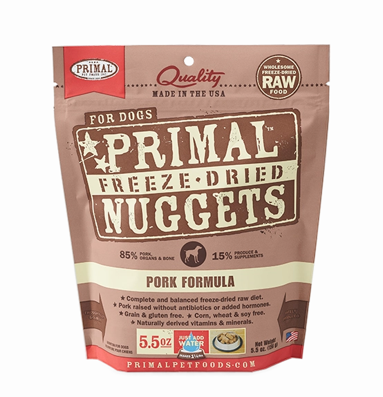 Primal Freeze-Dried Pork Formula