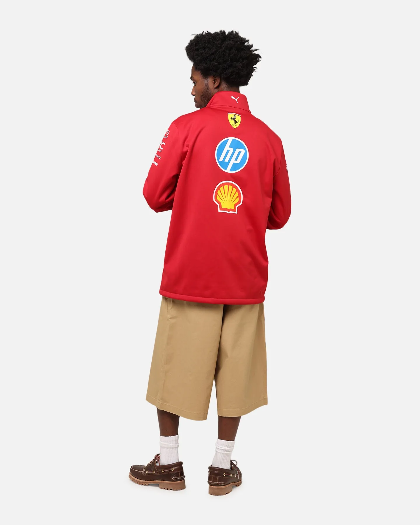 Puma X Scuderia Ferrari Team Softshell Jacket Cherry