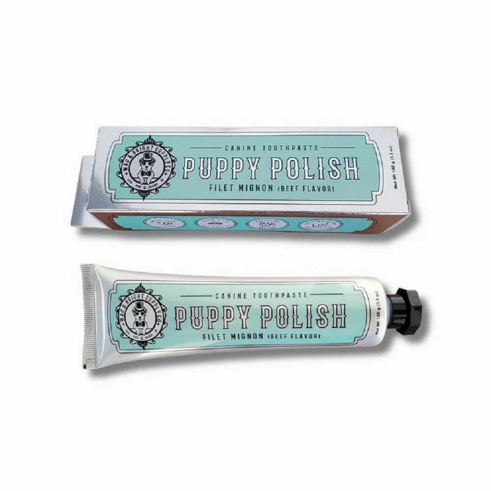 Puppy Polish Filet Mignon (Steak) Dog Toothpaste