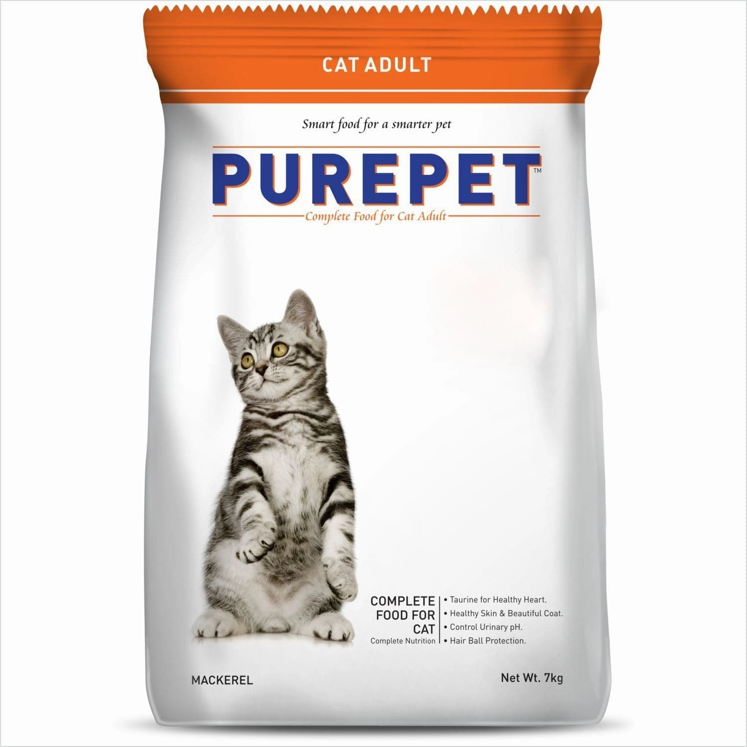 Purepet Mackerel Adult Cat Dry Food