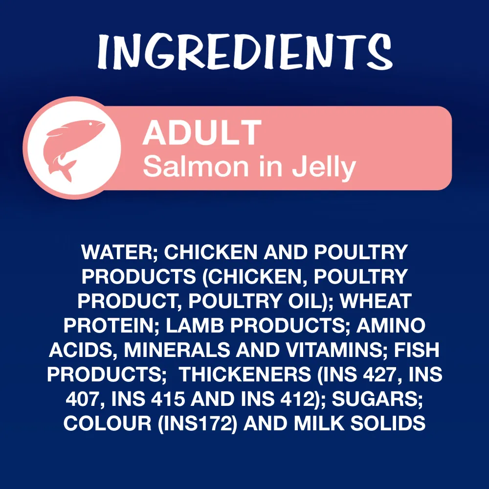 Purina Felix Salmon Jelly Adult Wet Food, Me O Creamy Chicken Liver Treats Cats Combo