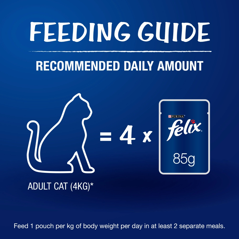 Purina Felix Chicken with Jelly Complete and Balanced Adult Cat Wet Food