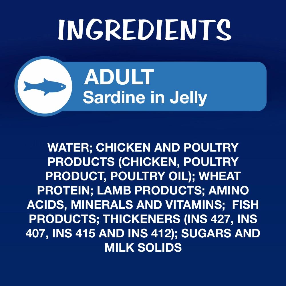 Purina Felix Mackerel, Sardine and Salmon with Jelly Complete and Balanced Adult Cat Wet Food Combo
