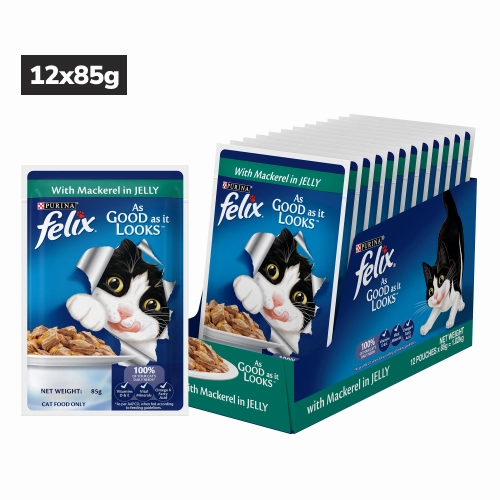 Purina Felix Tuna Jelly Adult Wet Food, Me O Creamy Chicken Liver Cats Treat Combo