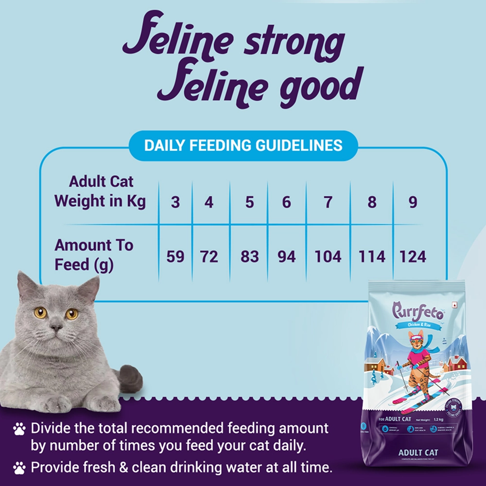 Purrfeto Chicken and Rice Adult Cat Dry Food