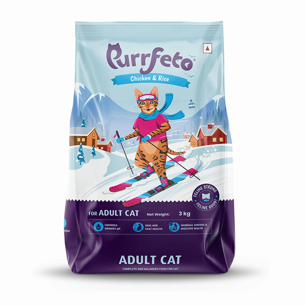 Purrfeto Chicken and Rice Adult Cat Dry Food