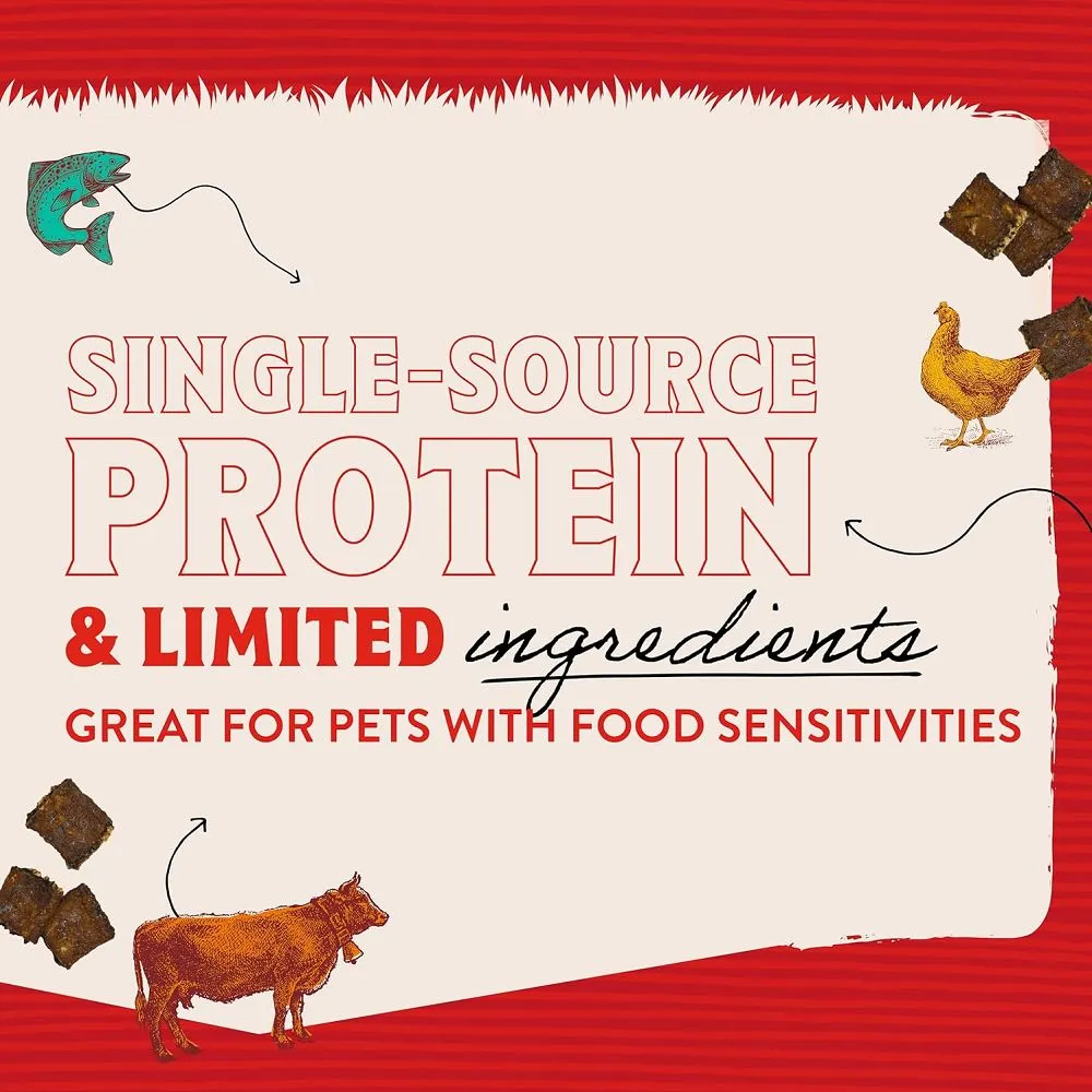 Real Salmon Jerky Bites Dog Treats