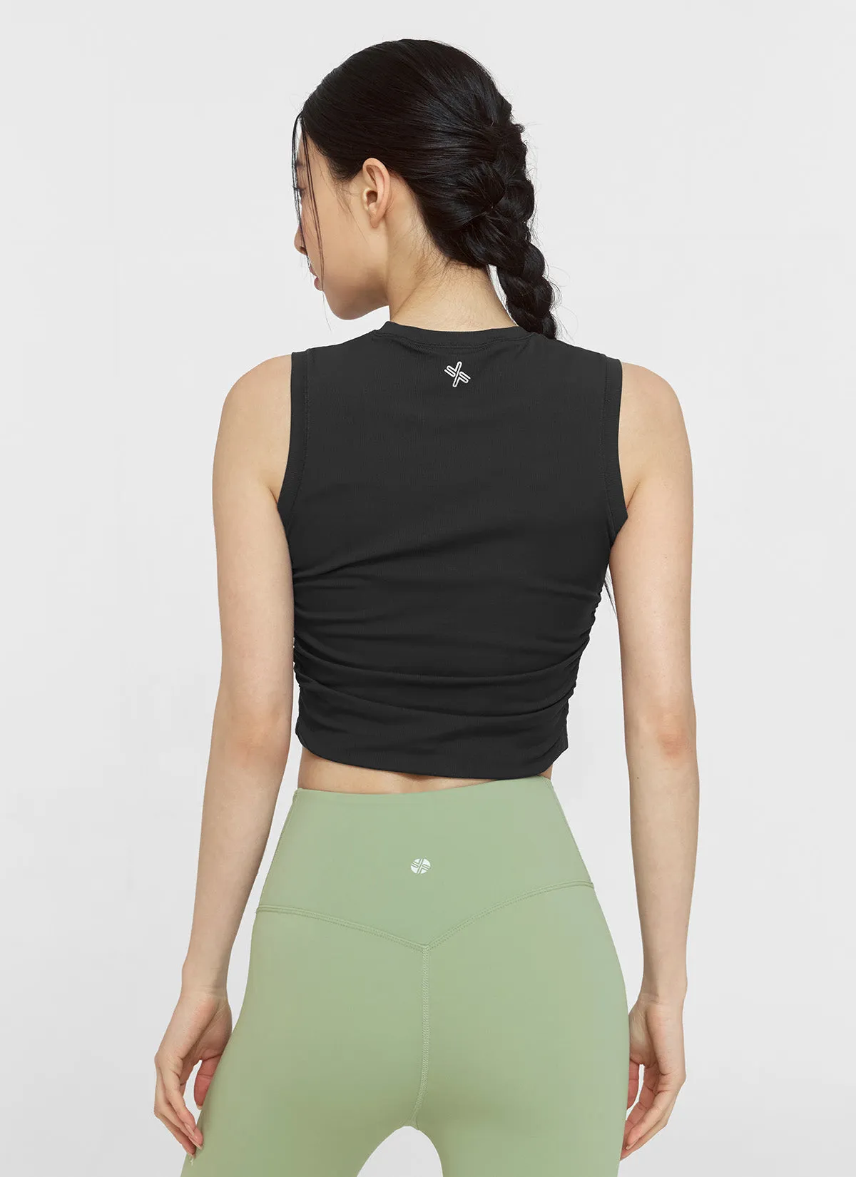 Relax Shirring Sleeveless