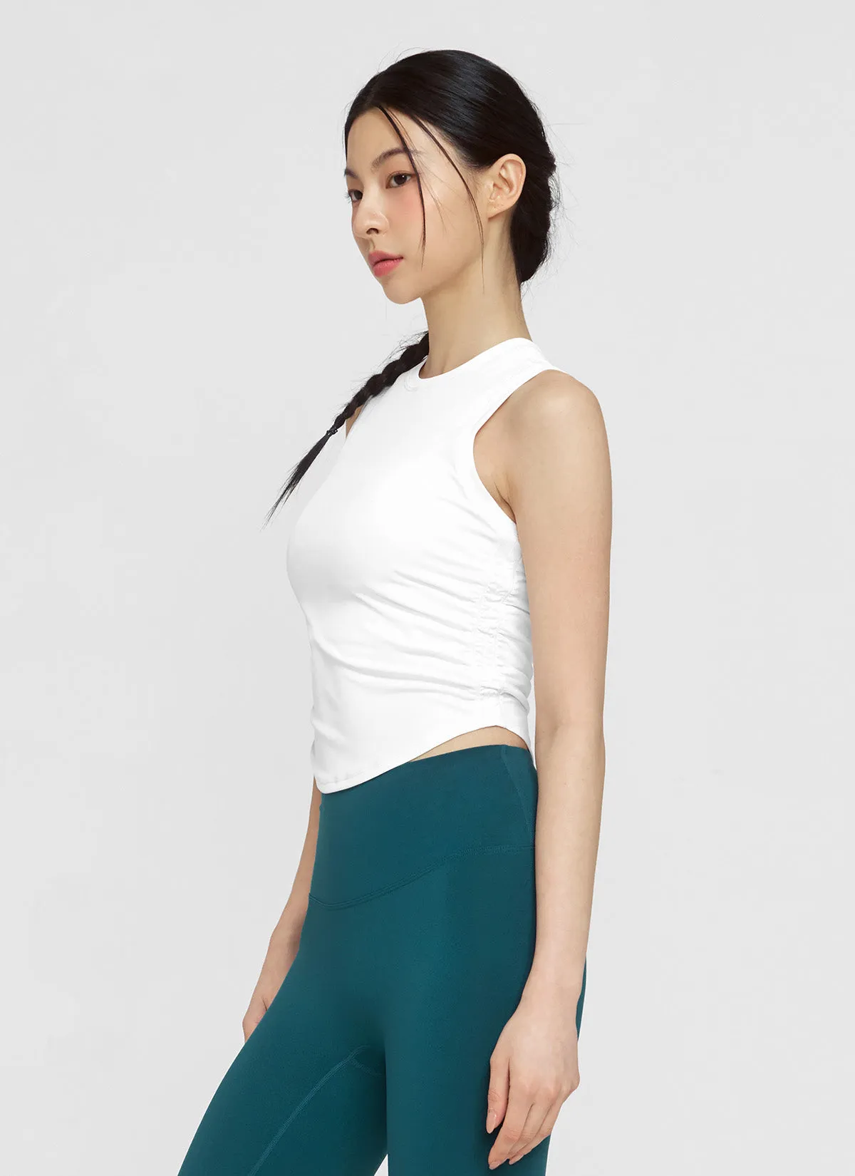 Relax Shirring Sleeveless